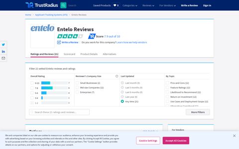 Entelo Reviews & Ratings 2020 - TrustRadius