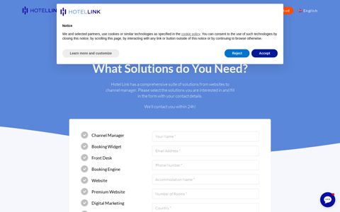 Sign Up Today | No Lock-in Contracts with Hotel Link