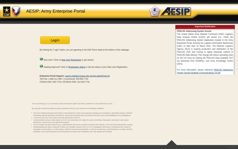 AESIP: Army Enterprise Portal