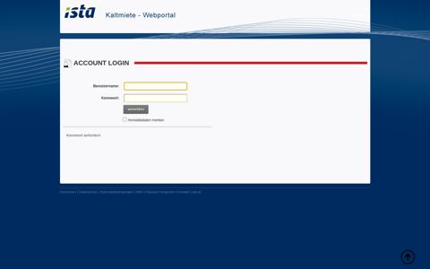 Account Login - ISTA-Kundenportal