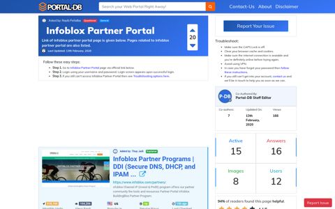 Infoblox Partner Portal