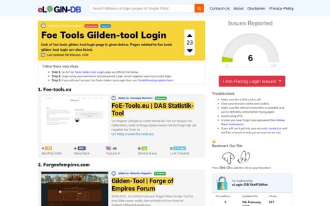 Foe Tools Gilden-tool Login - штыефпкфь login 0 Views
