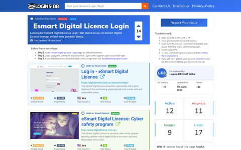 Esmart Digital Licence Login - Logins-DB