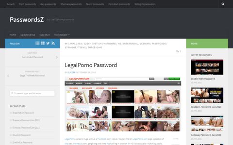 LegalPorno Password – PasswordsZ