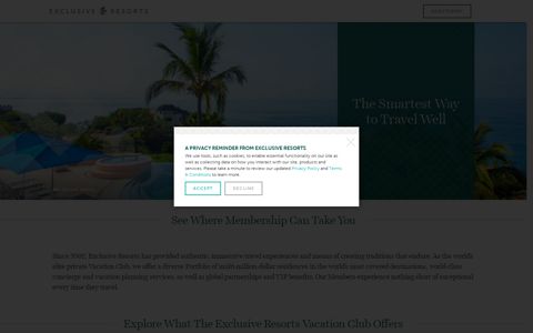 Destination and Vacation Club - Exclusive Resorts