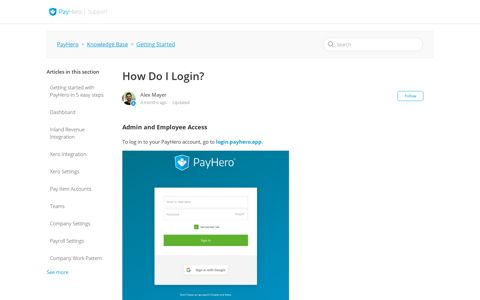 How Do I Login? - PayHero | Support Centre