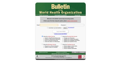 Bulletin Manuscript Processing System