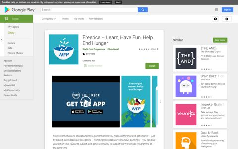 Freerice – Learn, Have Fun, Help End Hunger - Apps on ...
