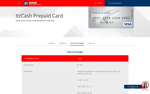 Fees and Charges - Itzcash Prepaid Netcard -Personal ...