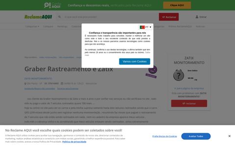 Graber Rastreamento e Zatix - ZATIX MONITORAMENTO ...