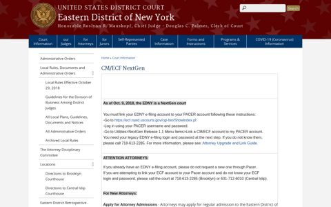 CM/ECF NextGen | Eastern District of New York | United ...