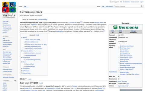 Germania (airline) - Wikipedia