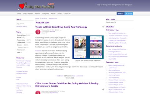 Jiayuan.com - Dating Sites Reviews