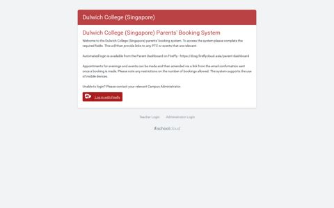 Dulwich College (Singapore) - SchoolCloud