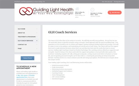GLH Coach Services - Guiding Light Health