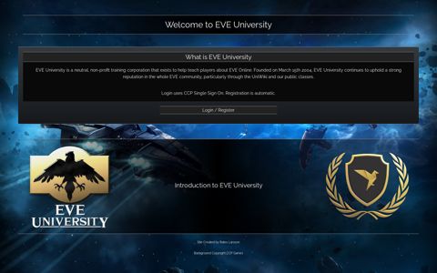 EVE University Welcome