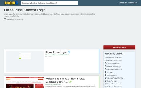 Fiitjee Pune Student Login - Loginii.com