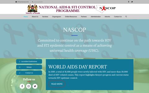 Division of National AIDS & STI Control Program | Fight ...