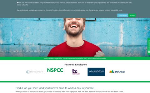 JVP Jobs: Search for UK Jobs - Find a job that makes you smile