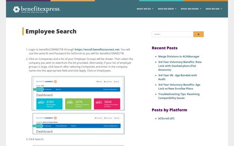 Employee Search - benefitexpress