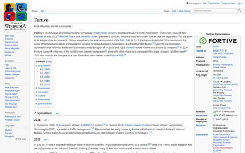 Fortive - Wikipedia