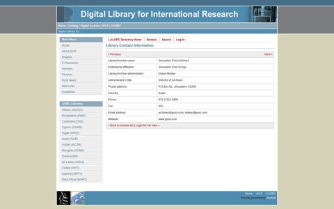 Jerusalem Post Archives - Digital Library for International ...