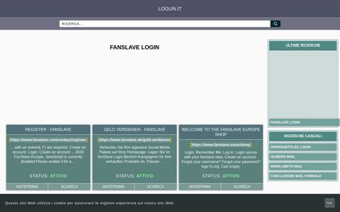 fanslave login - Panoramica generale di accesso, procedure e ...