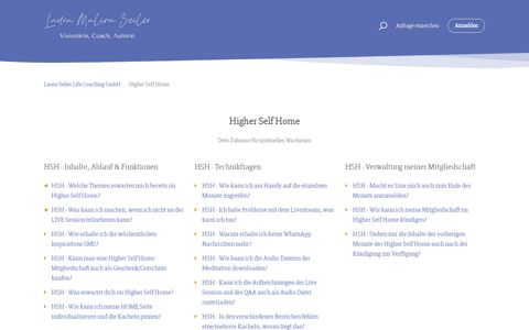 Higher Self Home – Laura Seiler Life Coaching GmbH