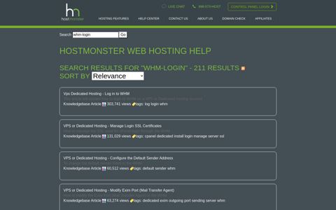 HostMonster Web Hosting Help - Search results for "whm-login"