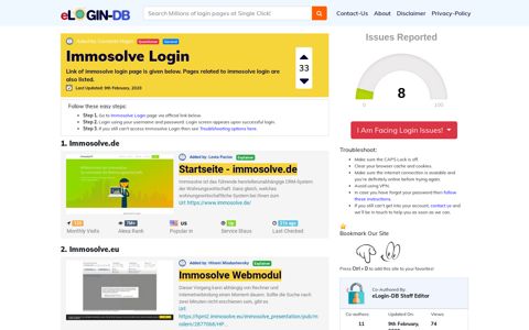 Immosolve Login - A database full of login pages from all over ...