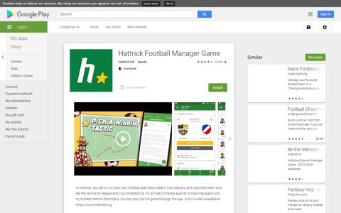 Hattrick Football Manager Game - Apps on Google Play