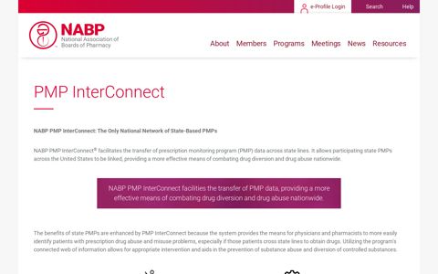 PMP InterConnect - NABP