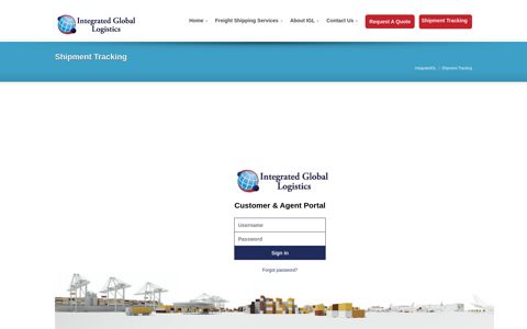 Shipment Tracking - Integrated Global Logistics