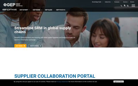 Supplier Collaboration Portal | GEP