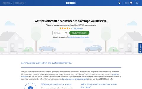 Car Insurance - Start a Free Auto Insurance Quote | GEICO