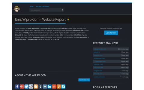 Itms.Wipro.Com - Wipro | WebSite Info