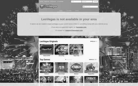 Online Casino | LeoVegas™ | Up to €1000 + 200 Free Spins