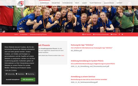 Verbandsverwaltung Phoenix - Handballverband Westfalen