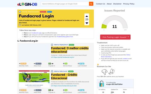 Fundacred Login - A database full of login pages from all over ...