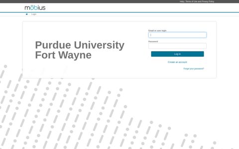 Purdue University Fort Wayne - Login