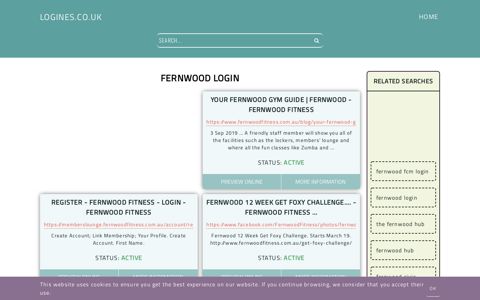 fernwood login - General Information about Login - Logines.co.uk