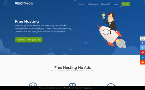 Free Hosting No Ads | Free Website with PHP MySQL Email ...