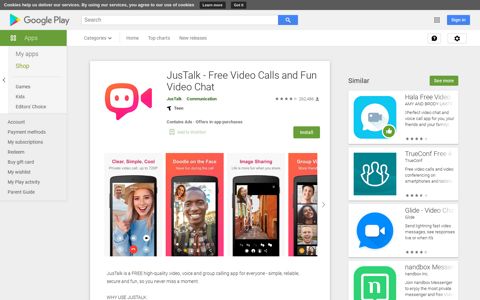 JusTalk - Free Video Calls and Fun Video Chat - Apps on ...
