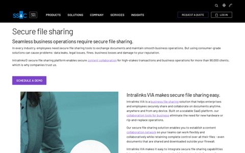 Secure file sharing | Intralinks