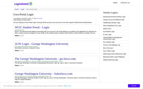 Gwu Portal Login WGU Student Portal - Login - http://my.wgu.edu/