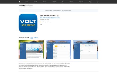‎Volt Self Service on the App Store
