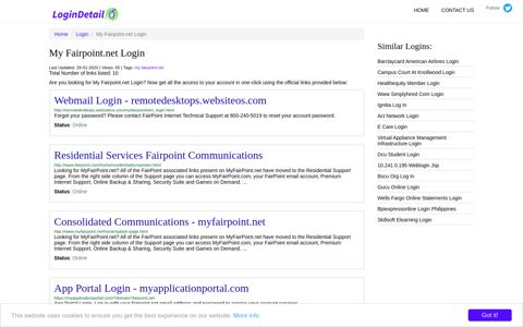 My Fairpoint.net Login Webmail Login - remotedesktops ...