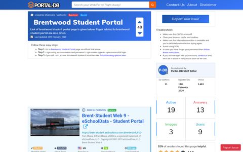 Brentwood Student Portal