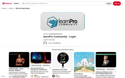 learnPro Community - Login - Pinterest