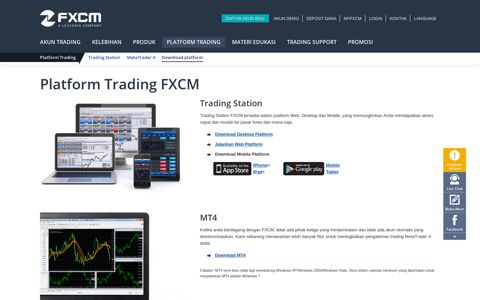 Platform Trading FXCM | FXCM Indonesia